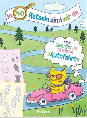 Cover for In 40 RÃ¤tseln Sind Wir Da! · Autofahrt (Book)
