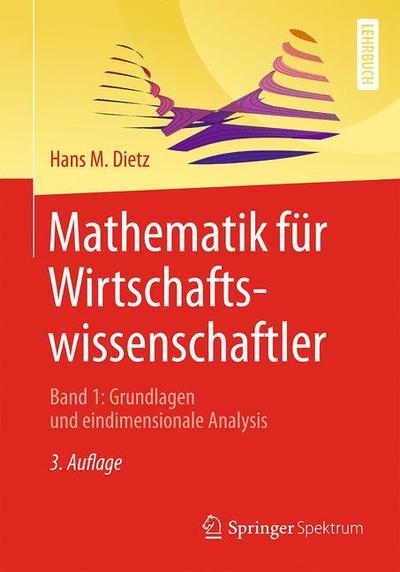 Cover for Dietz · Mathematik fuer Wirtschaftswissenschaftler (Book) (2018)