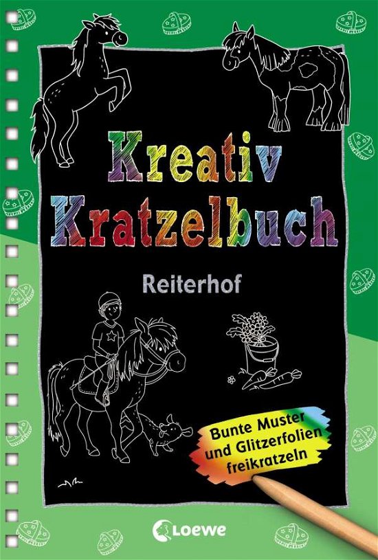 Cover for Kreativ-Kratzelbuch · Reiterhof (Buch)