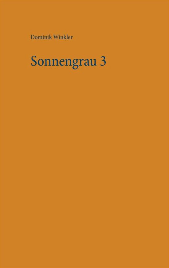 Cover for Winkler · Sonnengrau 3 (N/A)