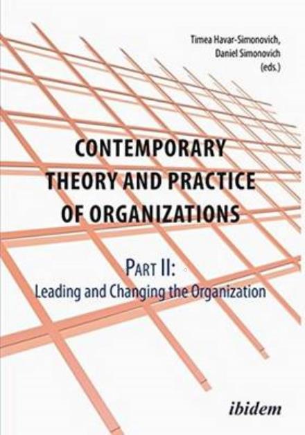 Cover for Contemporary Practice and Theory of Organizations – Part 2.: Leading and Changing the Organisation (Paperback Book) [New edition] (2016)