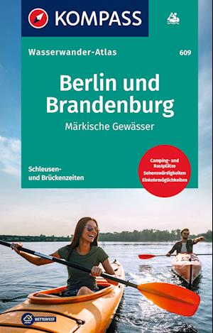 Cover for KOMPASS Wasserwanderatlas Berlin und Brandenburg (Book) (2022)