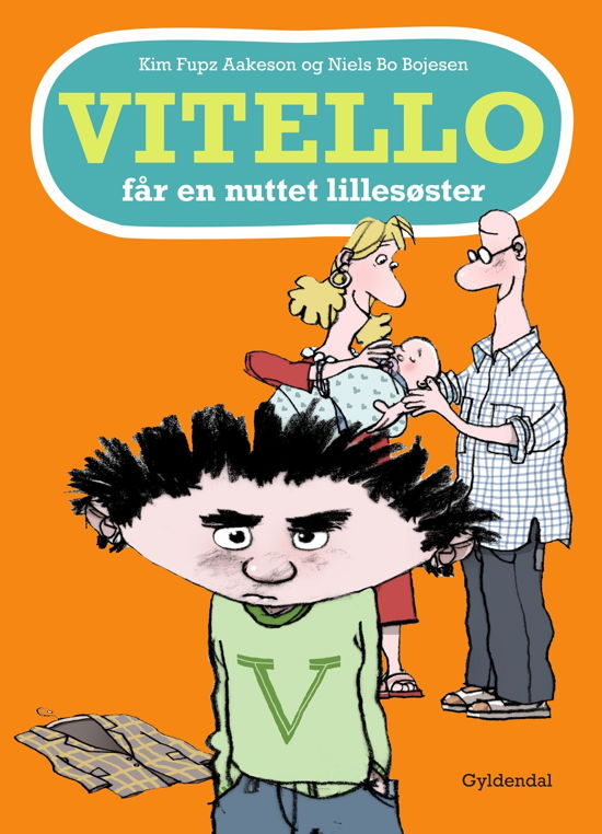 Cover for Kim Fupz Aakeson; Niels Bo Bojesen · Vitello: Vitello får en nuttet lillesøster (Bound Book) [1.º edición] (2024)