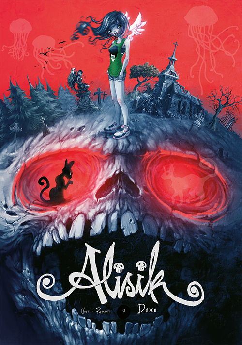 Cover for Alisik 4 - Døden (Hardcover Book) (2025)