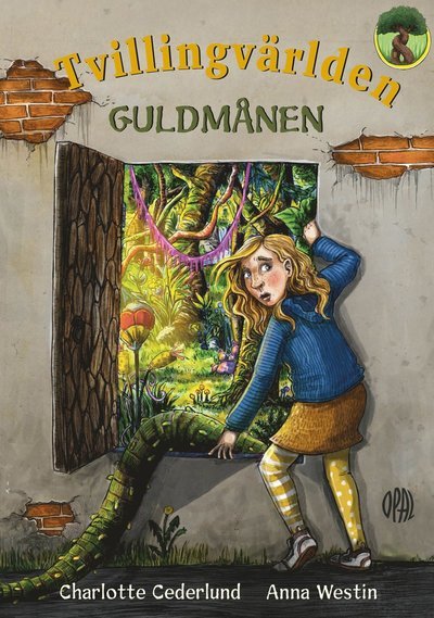 Cover for Charlotte Cederlund · Tvillingvärlden : Guldmånen (Bound Book) (2023)