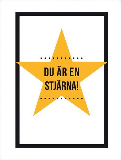 Du är en stjärna! - Marie Helleday Ekwurtzel - Bücher - Tukan förlag - 9789177836483 - 3. April 2019