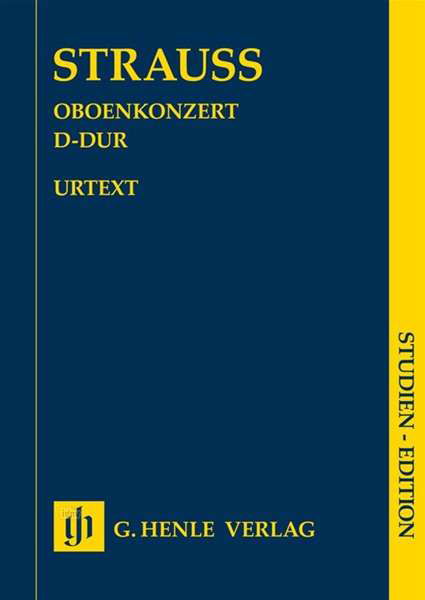 Cover for Strauss · Oboenkonzert D-dur SE (Book)