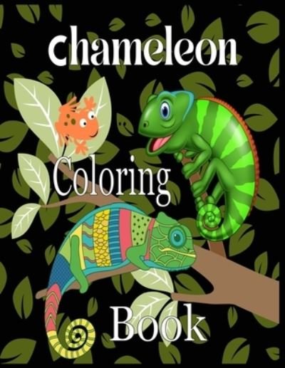 Cover for Nr Grate Press · Chameleon Coloring Book (Paperback Bog) (2021)