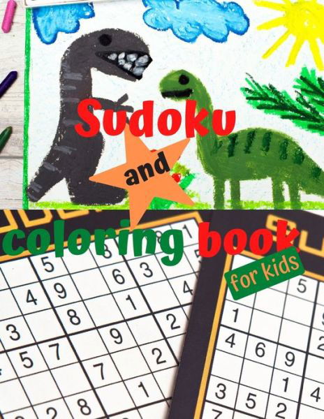 Cover for Beelove Design · Sudoku and coloring book for kids (Paperback Book) (2020)