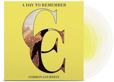 Cover for A Day to Remember · Common Courtesy (Exclusive Lemon and Milky Clear 2lp) (LP) [Indie Shop edition] (2022)