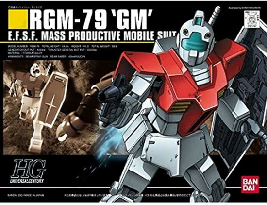 GUNDAM - HGUC 1/144 RGM-79 GM - Model Kit - Figurine - Merchandise -  - 4573102592484 - 24 november 2021