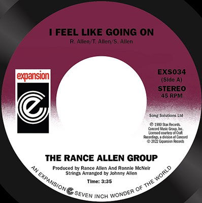 Cover for Rance -Group- Allen · I Feel Like Going On/Can't Get Enough (LP) (2022)