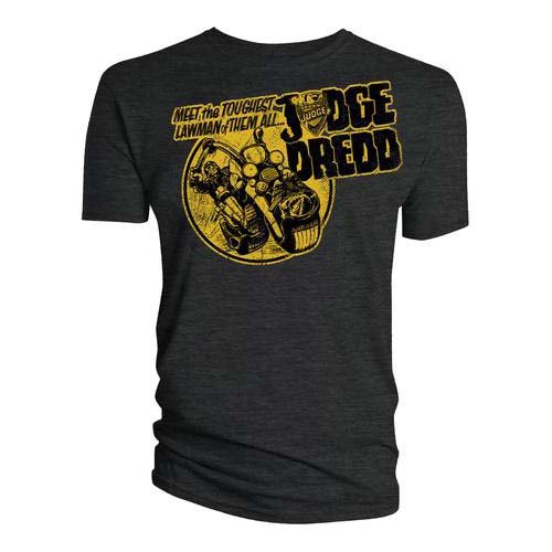 Cover for Judge Dredd &amp; 2000 AD · 2000 AD Unisex Tee: Judge Dredd - Toughest Lawman of them all (CLOTHES) [size S] [Black - Unisex edition]