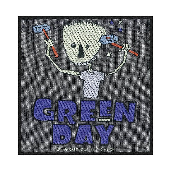 Cover for Green Day · Green Day - Hammer Face (Patch) (2019)