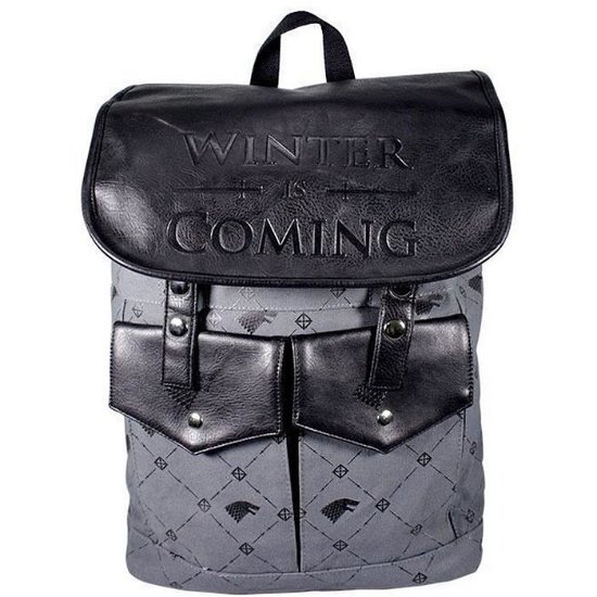 Cover for GAME OF THRONES · Rucksack - Stark Winter is Comi (MERCH) [Black edition] (2019)