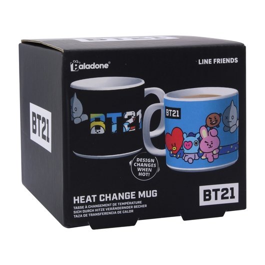 BT21 Heat Change Mug - Bt21 - Merchandise - BT21 - 5055964736484 - 27. januar 2020