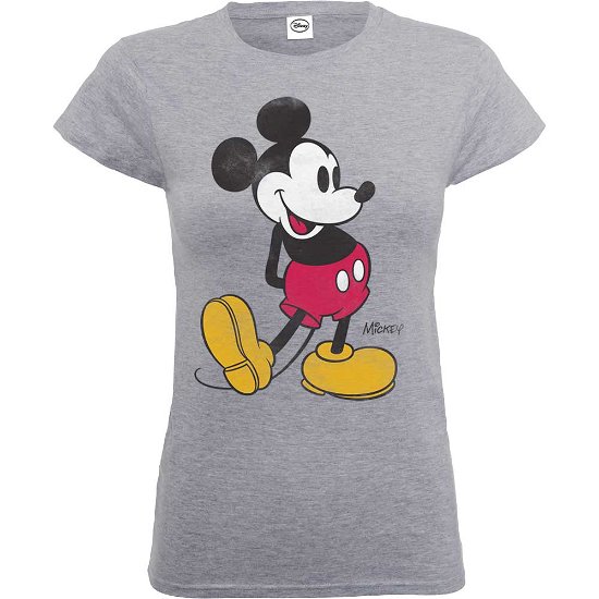 Cover for Disney · Disney Mickey Mouse Classic Kick (T-Shirt Donna Tg. L) (Klær) [size L] [Grey - Ladies edition]