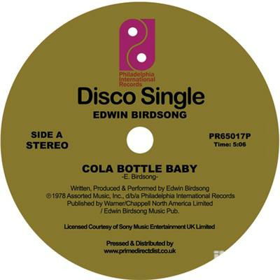 Cola Bottle Baby - Edwin Birdsong - Muzyka - PHILADELPHIA INTERNATIONAL - 5060202593484 - 8 lutego 2019