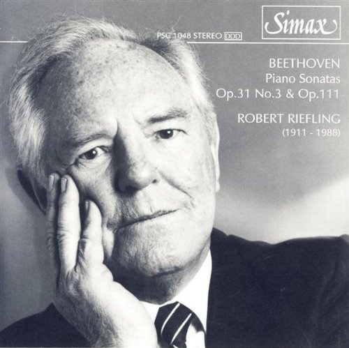 Cover for Beethoven / Riefling · Piano Sonatas Nos 18 &amp; 32 (CD) (1992)