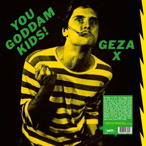 Cover for Geza X · You Goddamn Kids (LP) (2025)