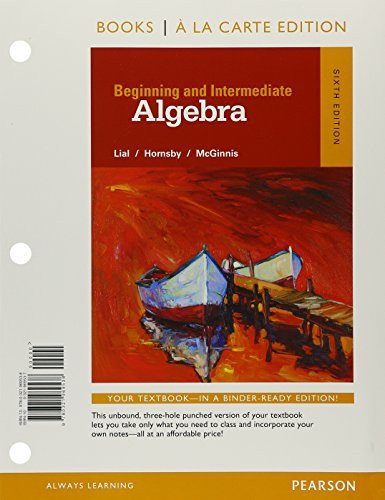 Cover for Margaret Lial · Beginning &amp; Intermediate Algebra with Integrated Review Books a la Carte Edition Plus MyLab Math (Lose Papiere) (2017)