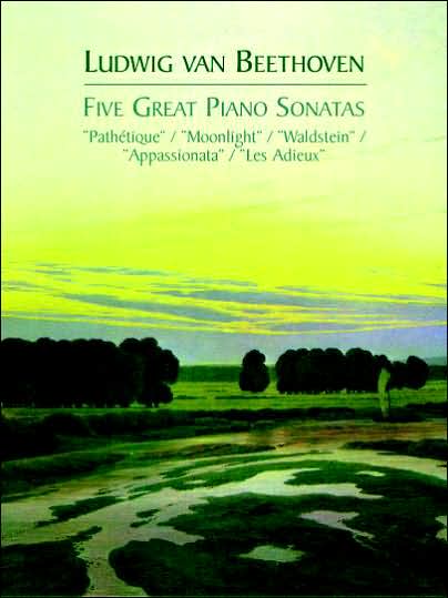 Cover for Classical Piano Sheet Music · Five Great Piano Sonatas (Dover Music for Piano) (Paperback Book) (1999)