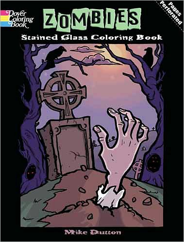 Cover for Michael Dutton · Zombies Stained Glass Coloring Book - Dover Stained Glass Coloring Book (Paperback Book) (2010)