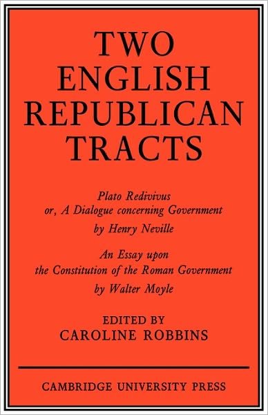 Cover for Robbins · Two English Republican Tracts (Paperback Book) (2010)