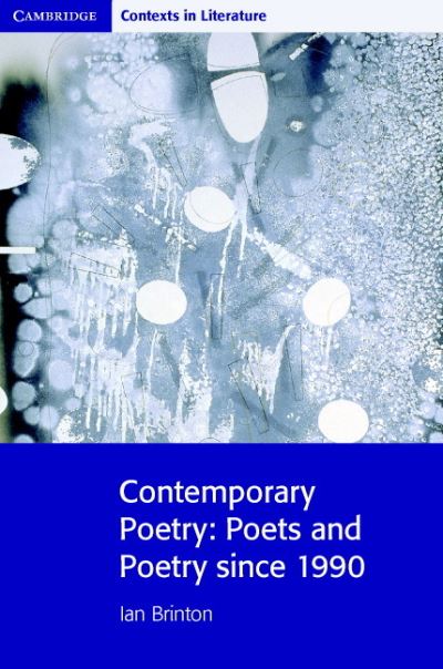 Cover for Ian Brinton · Contemporary Poetry: Poets and Poetry since 1990 - Cambridge Contexts in Literature (Taschenbuch) (2009)