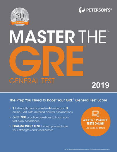 Master the GRE 2019 - Peterson's - Books - Peterson's Guides,U.S. - 9780768942484 - October 18, 2018