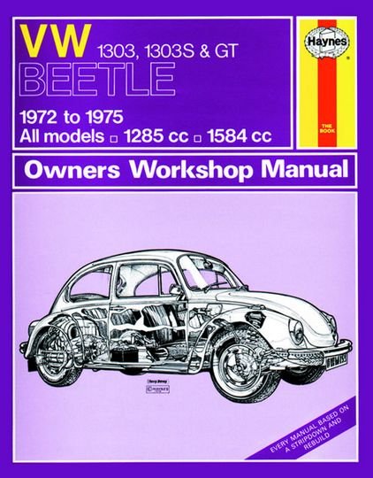 Cover for Haynes Publishing · VW Beetle 1303, 1303S &amp; GT (72 - 75) Haynes Repair Manual (Paperback Bog) (2013)