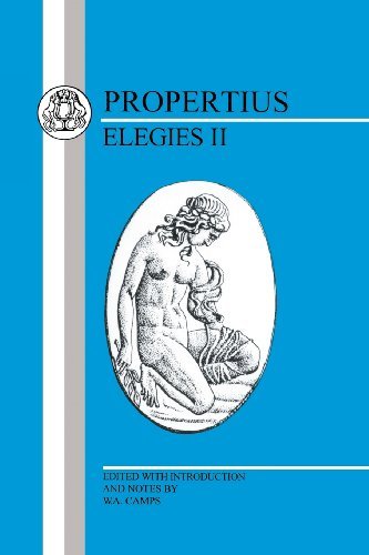 Cover for Sextus Propertius · Elegies (Pocketbok) [New edition] (1991)