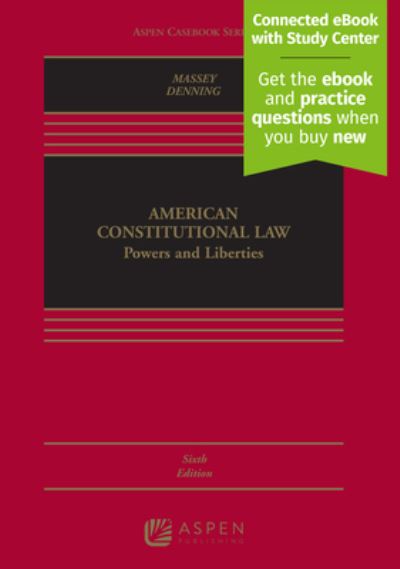 Cover for Calvin R Massey · American Constitutional Law (Hardcover Book) (2019)