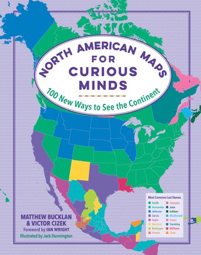 Cover for Matthew Bucklan · North American Maps for Curious Minds (Inbunden Bok) (2021)