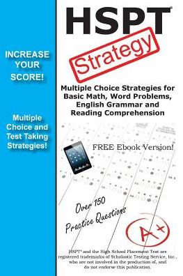 Cover for Complete Test Preparation Inc · Hspt Test Strategy! Winning Multiple Choice Strategies for the High School Placement Test (Paperback Book) (2015)