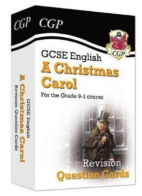 Cover for CGP Books · GCSE English - A Christmas Carol Revision Question Cards (Gebundenes Buch) (2019)