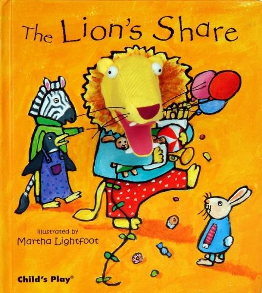 Cover for Annie Kubler · The Lion's Share - Finger Puppet Books (Hardcover Book) (2009)