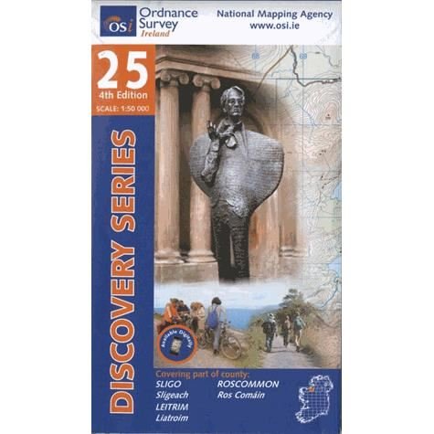 Cover for Ordnance Survey Ireland · Sligo (east), Leitrim, Roscommon - Irish Discovery Series (Kort) [4 Revised edition] (2012)