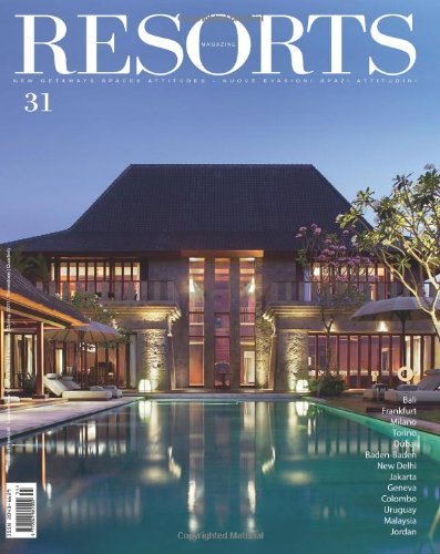 Cover for Ovidio Guaita · Resorts Magazine 31: New Getaways Spaces Attitudes (Paperback Bog) (2011)