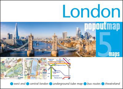 London PopOut Map - PopOut Maps - Popout Map - Books - Heartwood Publishing - 9781914515484 - January 4, 2023