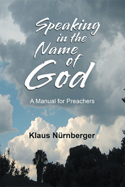 Cover for Klaus Nurnberger · Speaking in the Name of God (Hardcover Book) (2019)