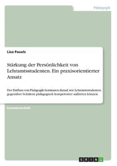 Cover for Pauels · Stärkung der Persönlichkeit von (Book)