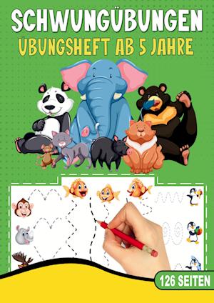 Cover for Inspirations Lounge · Schwungübungen Übungsheft ab 5 Jahre – Das Tier Lernheft für Kinder (Book) (2025)