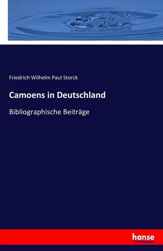 Cover for Storck · Camoens in Deutschland (Bok) (2016)