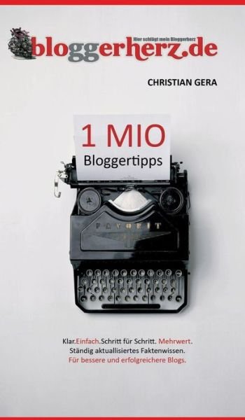 Cover for Gera · 1 MIO Bloggertipps (Book) (2018)