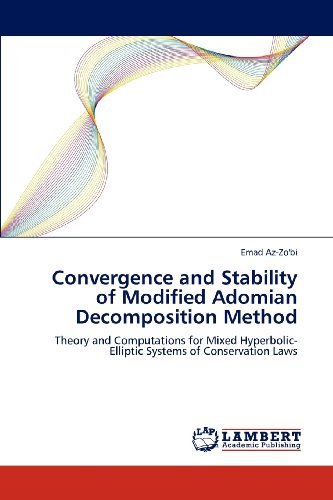Cover for Emad Az-zo'bi · Convergence and Stability of Modified Adomian Decomposition Method: Theory and Computations for Mixed Hyperbolic-elliptic Systems of Conservation Laws (Taschenbuch) (2012)