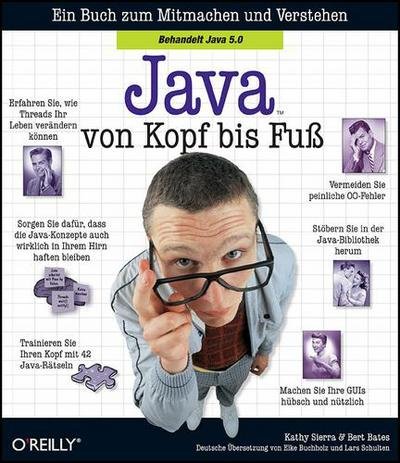 Cover for Bert Bates Kathy Sierra · Sierra, K.:Java von Kopf bis Fuß (Bog)