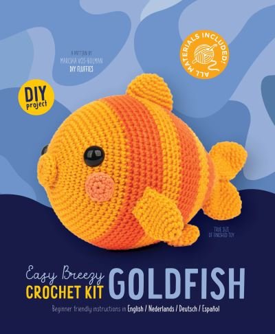 Easy Breezy Crochet Kit Goldfish - Easy Breezy Crochet Kit - Mariska Vos-Bolman - Merchandise - Meteoor BVBA - 9789491643484 - May 1, 2023