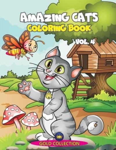 Cover for Stroie Marius · Amazing Cats - Coloring Book, vol.4 (Taschenbuch) (2020)