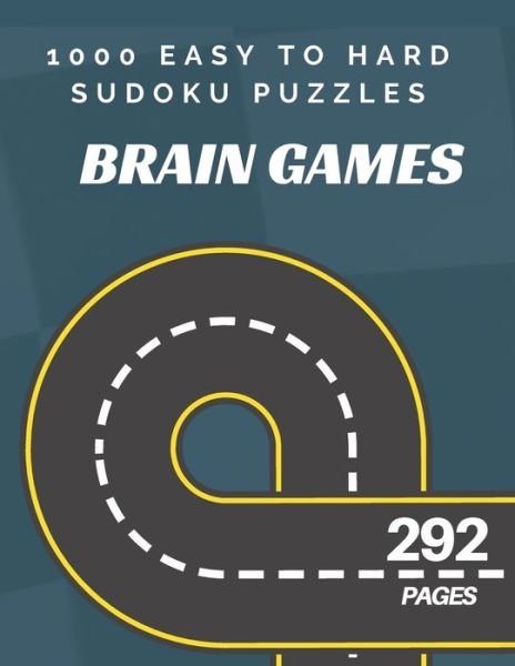 Cover for Afrajur Siam · 1000 Easy to Hard Sudoku Puzzles Brain Games (Pocketbok) (2021)